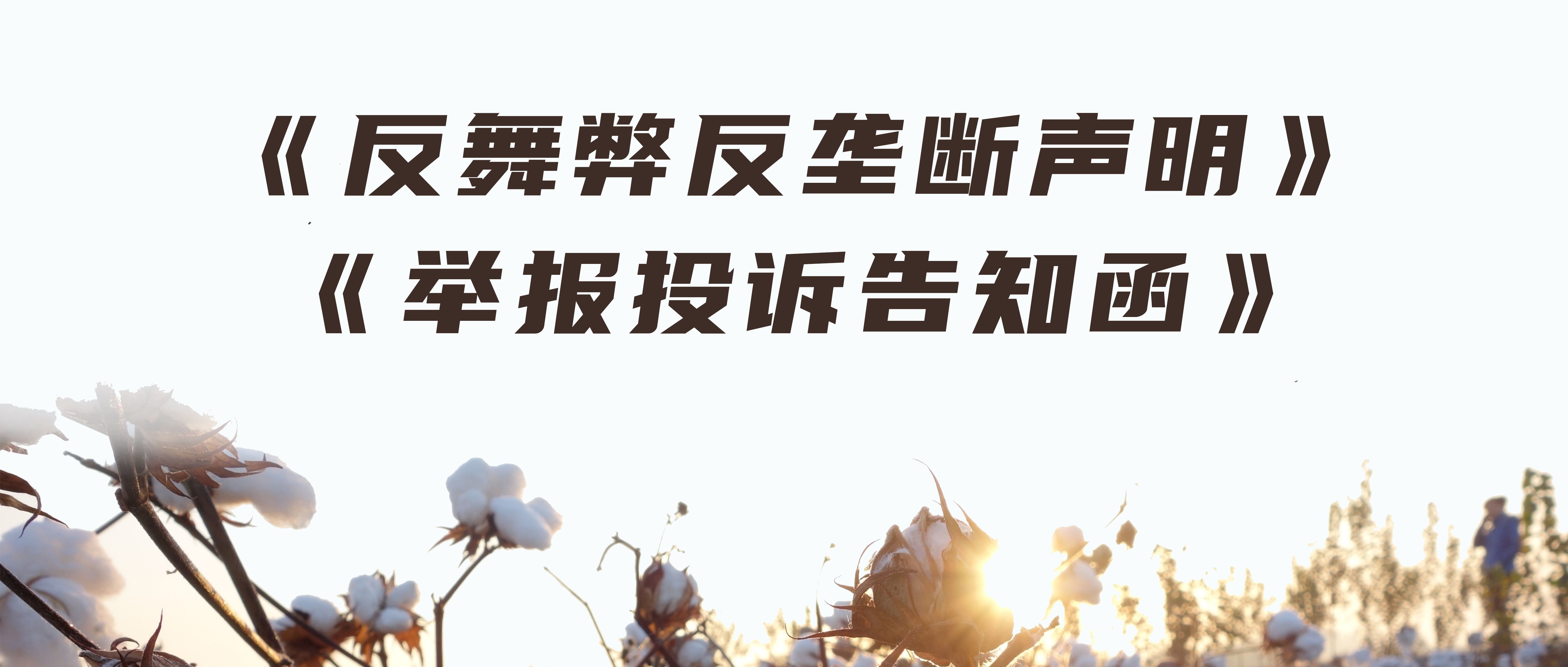 2003网站太阳集团反舞弊反垄断申明与举报投诉奉告函