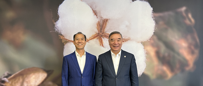 中上协会长宋志平到访2003网站太阳集团，全棉时期以“一朵棉花”构建主题竞争力